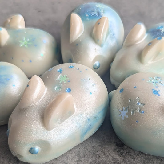 Blueberry Frosting Wax Bunny Shape