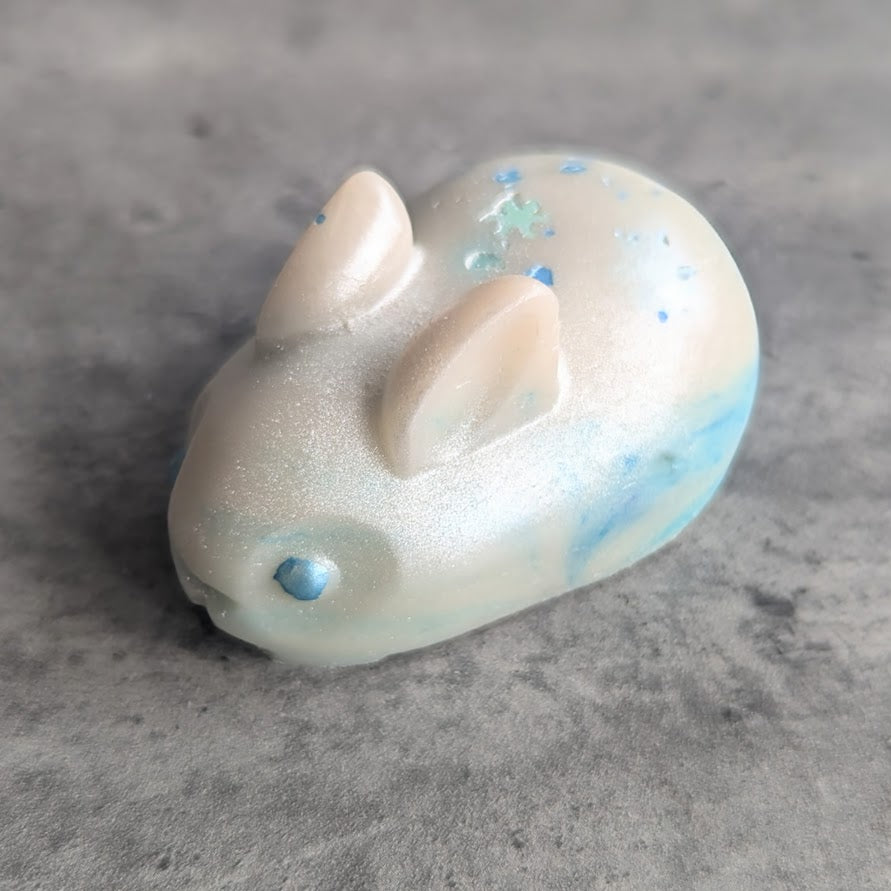 Blueberry Frosting Wax Bunny Shape