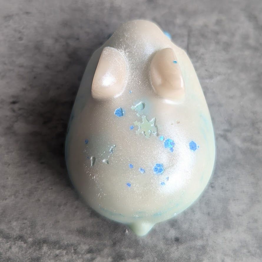 Blueberry Frosting Wax Bunny Shape