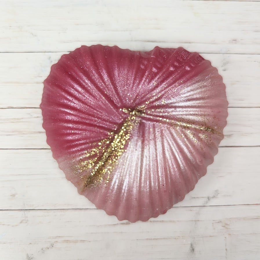 Jammy Rose Wax Heart Shape