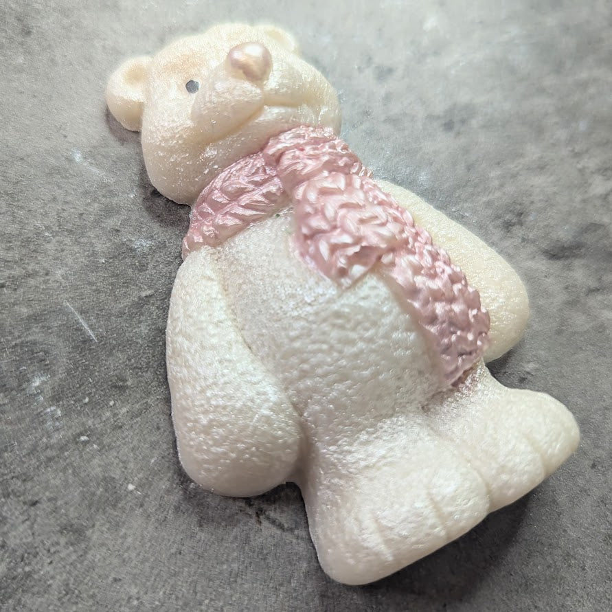 Winter Rose & Pink Pepper Wax Polar Bear Shape